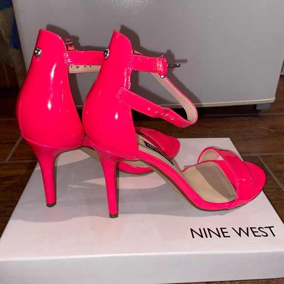 Nine West pink open toe heel! size 6.5. never worn - Picture 3 of 4